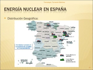 Distribución Geográfica: Tecnología. Fernando Martínez 