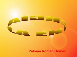 Paloma   Román Gómez LA ENERGÍA 