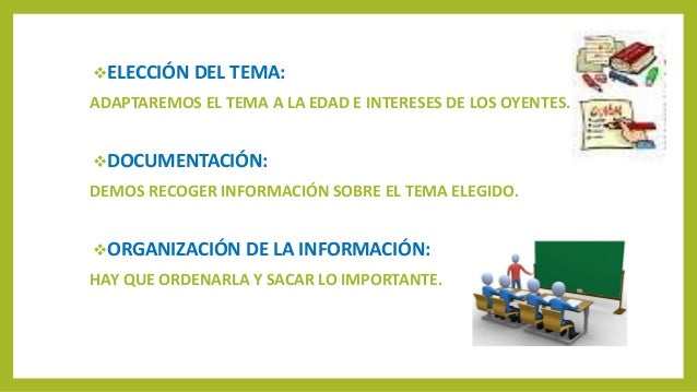 Componentes de la exposición