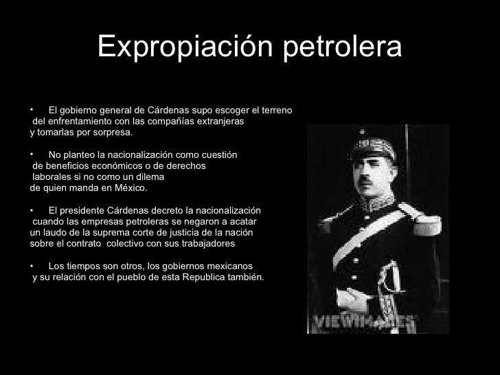 La Expropiacion Petrolera (1876 1938) La Expropiacion Petrolera (1876 1938)
