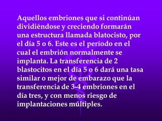 LA FECUNDACIÓN IN VITRO