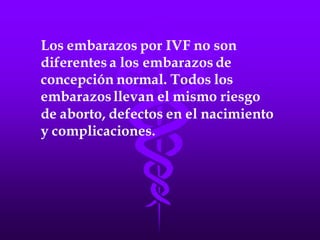 LA FECUNDACIÓN IN VITRO