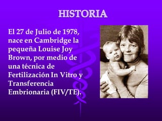 LA FECUNDACIÓN IN VITRO