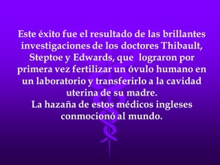 LA FECUNDACIÓN IN VITRO