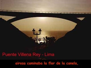 airosa caminaba la flor de la canela,   