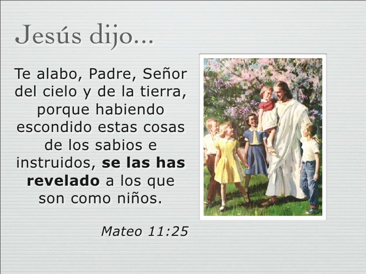 La formación espiritual de los niños