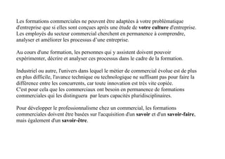 Formation Commerciale