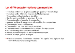 Formation Commerciale
