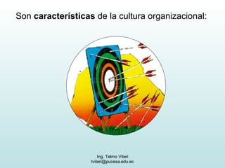 Son  características  de la cultura organizacional:  