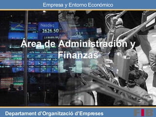 Área de Administración y Finanzas 