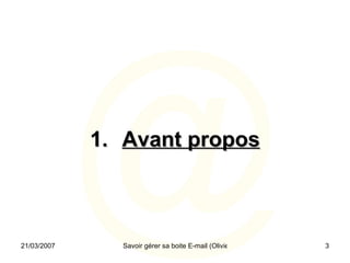 Avant propos 