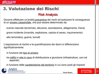 La gestione del rischio e assicurativa in Azienda | PPT