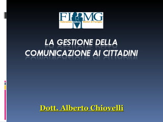 Dott. Alberto Chiovelli 