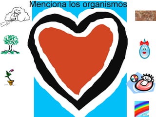 Menciona los organismos 
