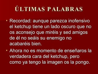 La Historia Del Ketchup