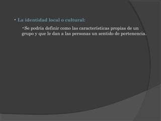 La identidad | PPT