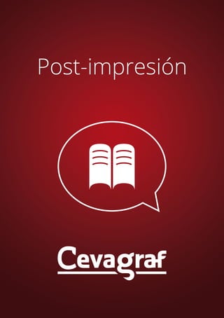 - 137 -
Post-impresión
 