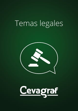 - 166 -
Temas legales
 