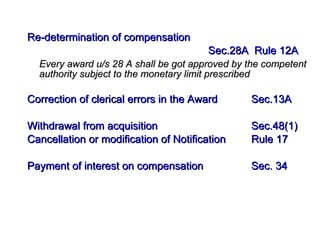LAND ACQUISITION ACT-1894 | PPT