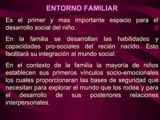 La Influencia Del Entorno Familiar | PPT