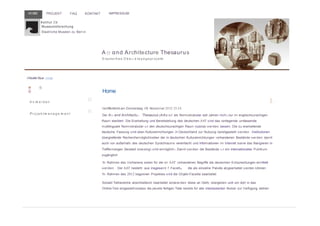 PROJEKT

FAQ

KONTAKT

IMPRESSUM

I s t l t u t fOr
n
Museumsforschung
Staat li che Museen zu Berl in

A 什 α n d A rchite cture Thesauru s
D eu t s c h e s O b e 的 e tz u n g s p r o j e kt

Aktuelle Se髓e
曹
億

且 且
且 重

雪

An m elden

Pr o j e k t m a n a g e m e n t

Home
日
日

].
Veröffentlicht am Donnerstag， November 2012 15:24
08.
Der A 阿 and Architectu 時 Thesaurus (AA η i s t als Normvokabular seit Jahren nicht nur im englischs prachigen
.
Raum etabliert . Die Erarbeitung und Bereitsteliung des deutschen AAT wird das vorliegende umfassende
multilinguale Normvokabular 如 r den deutschsprachigen Raum nutzbar werden lassen . Die zu erarbeitende
deutsche Fassung wird alien Kultureinrichtungen in Deutschland zur Nutzung bereitgestelit werden . Institutionen

übergreifende Recherchemöglichkeiten der in deutschen Kultureinrichtungen vorhandenen Bestände werden damit
auch von außerhalb des deutschen Sprachraums vereinfacht und Informationen im Internet sowie das Navigieren in
Treffermengen (faceted browsing) wird ermöglich t.Damit werden die Bestände

伯r

ein internationales Publikum

zugänglich
1 Rahmen des Vorhabens solien für die im AAT vorhandenen Begriffe die deutschen Entsprechungen ermittelt
m
werden . Der AAT besteht aus insgesamt 7 Facett 酬

die als einzelne Pakete abgearbeitet werden können .

1 Rahmen des 2012 begonnen Projektes wird die Ob jekt-Facette bearbeitet
m
Sobald Teilbereiche abschließend bearbeitet sind
，
werden diese an Getty übergeben und von dort in das
Online-Tool eingestelit sodass die jeweils fertigen Teile bereits für alie interessierten Nutzer zur Verfügung stehen
，

 