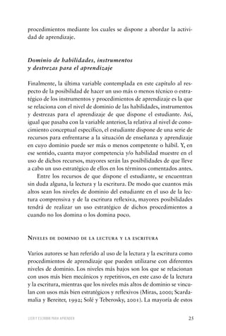 La lectura y la escritura en la educación en México | PDF