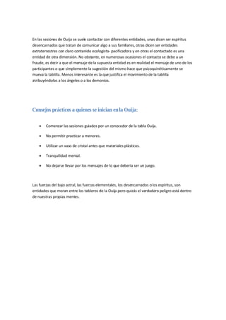 La Leyenda De La Ouija