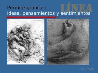 Permite graficar: ideas, pensamientos y sentimientos 