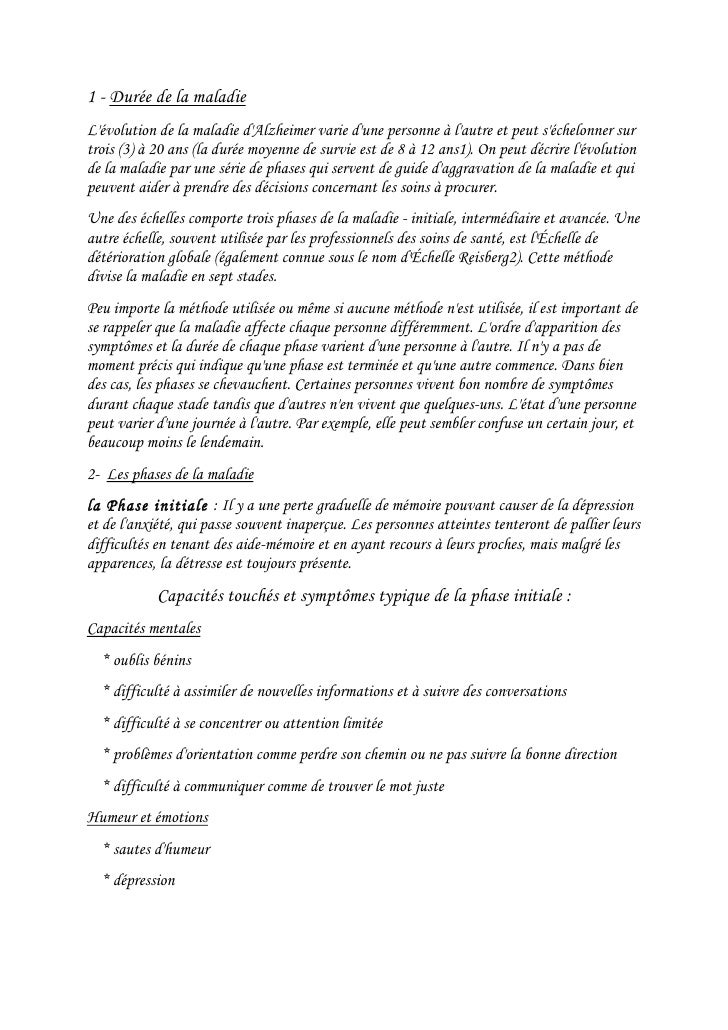 La Maladie D Alzheimer