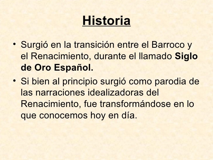 La Novela Picaresca