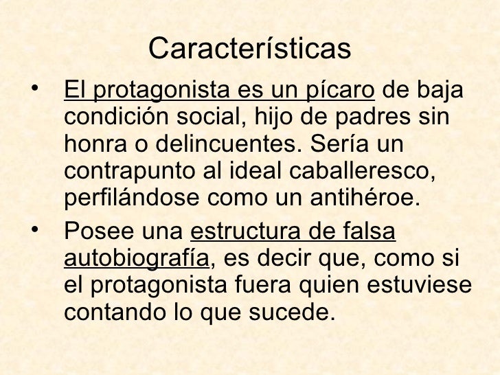 La Novela Picaresca
