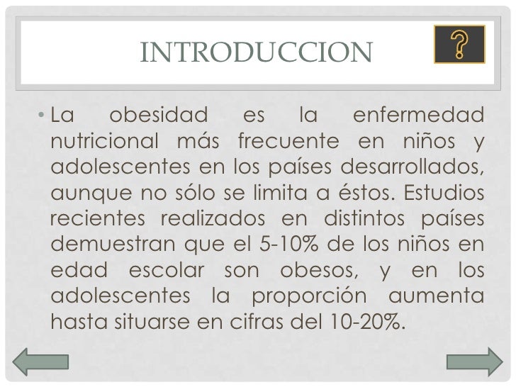 La Obesidad Infantil