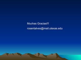 Muchas Gracias!!! [email_address] 
