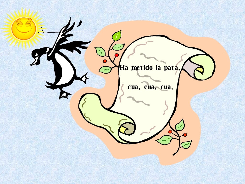 La pata mete la pata