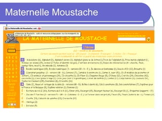 Maternelle Moustache  