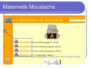 Maternelle Moustache 