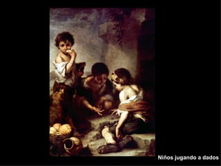 Niños jugando a dados 