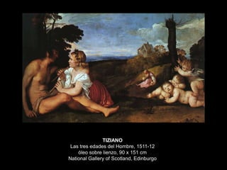 TIZIANO
Venus y Adonis
1553-54
óleo sobre lienzo, 186
x 207 cm
Museo del Prado,
Madrid
 