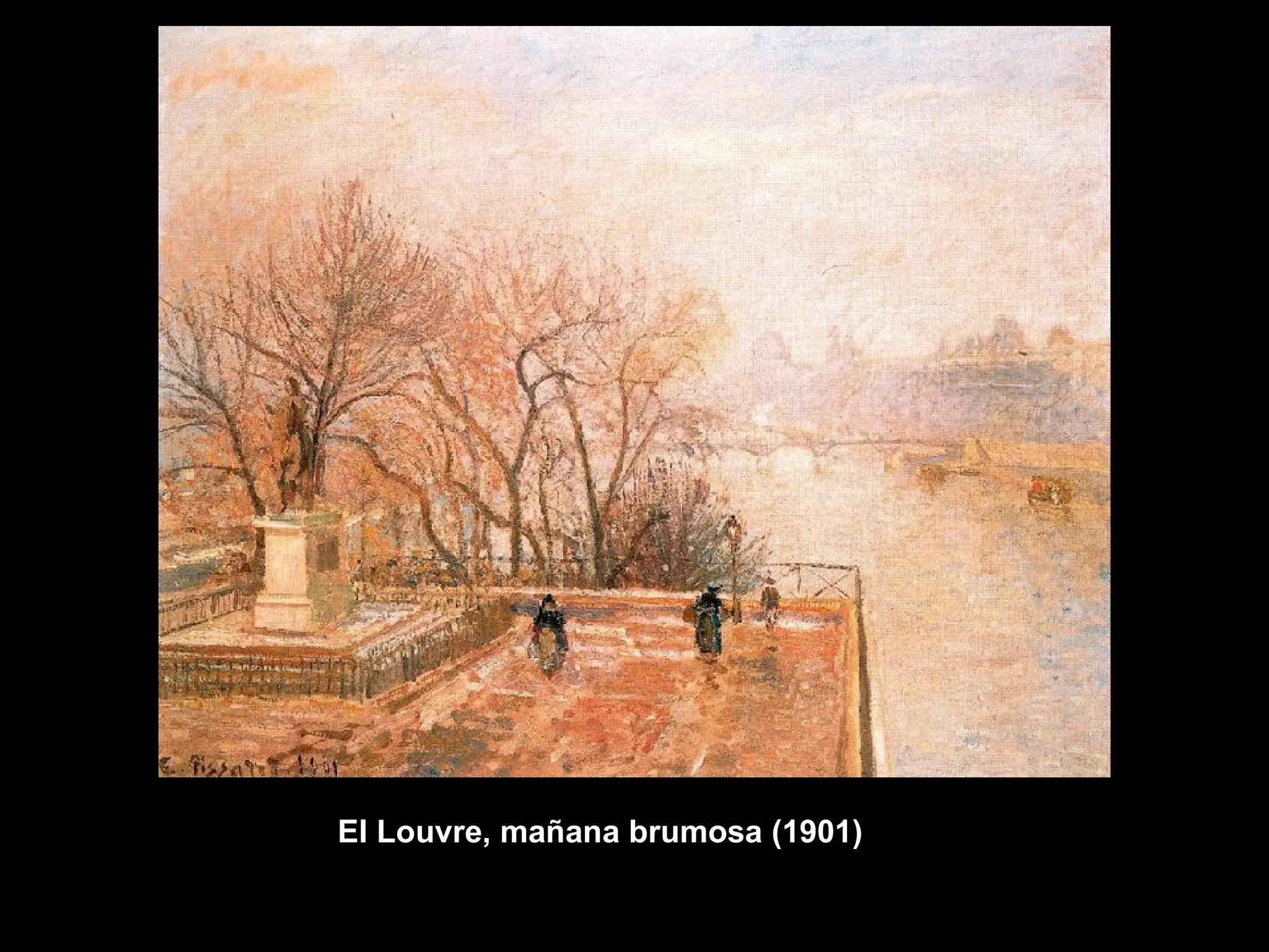 El Louvre, mañana brumosa (1901) 