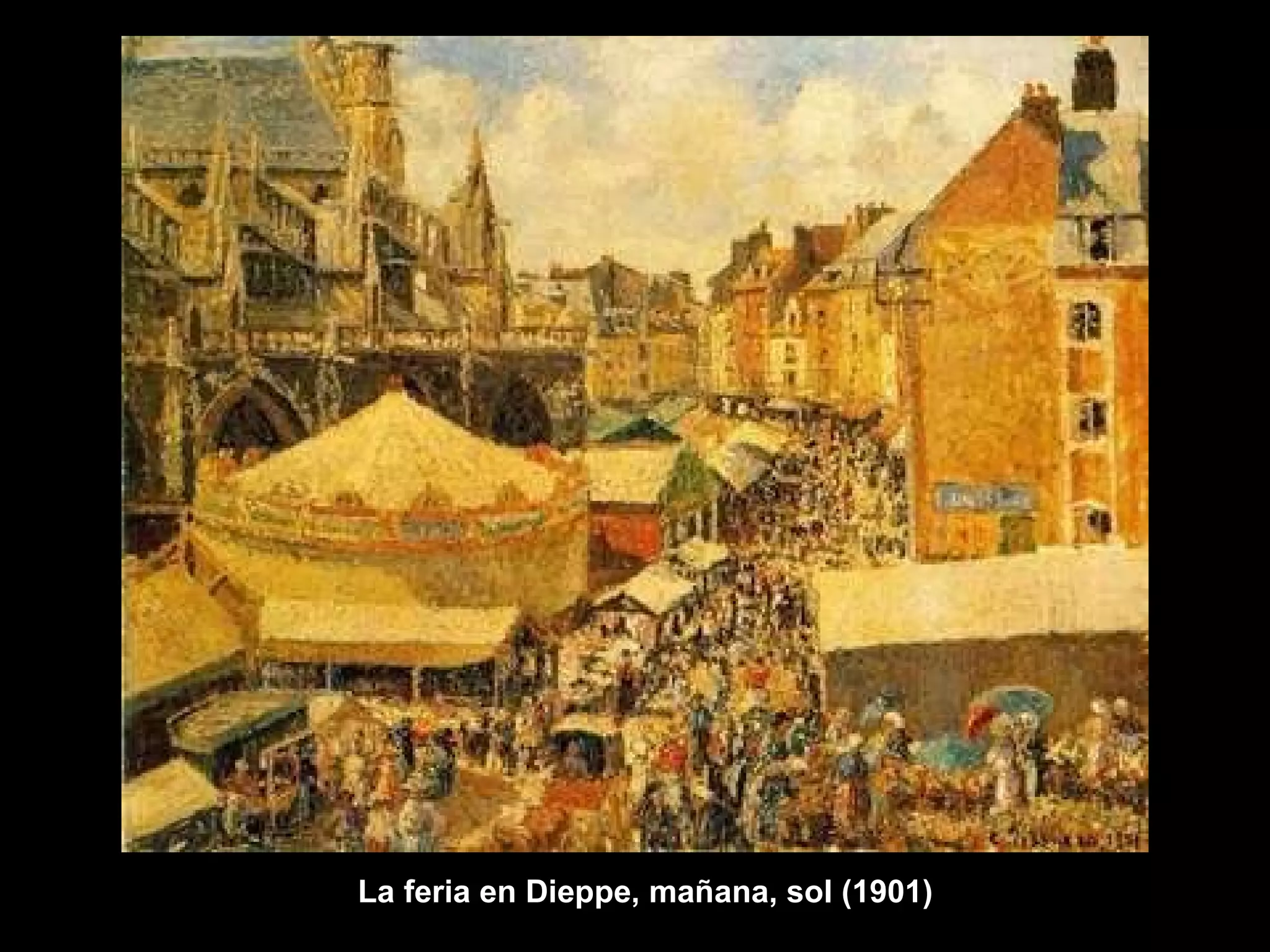 La feria en Dieppe, mañana, sol (1901) 