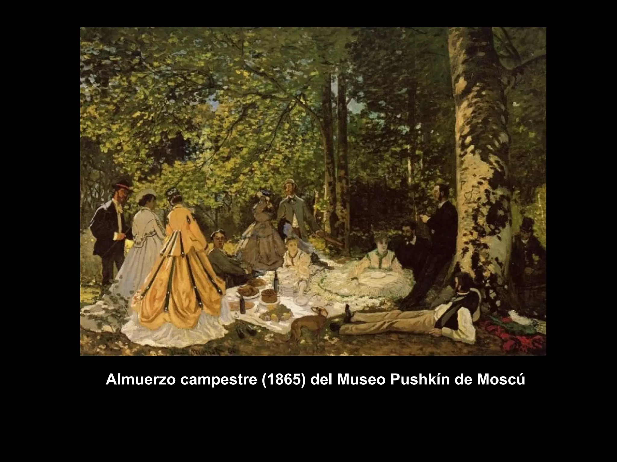 Almuerzo campestre (1865) del Museo Pushkín de Moscú 