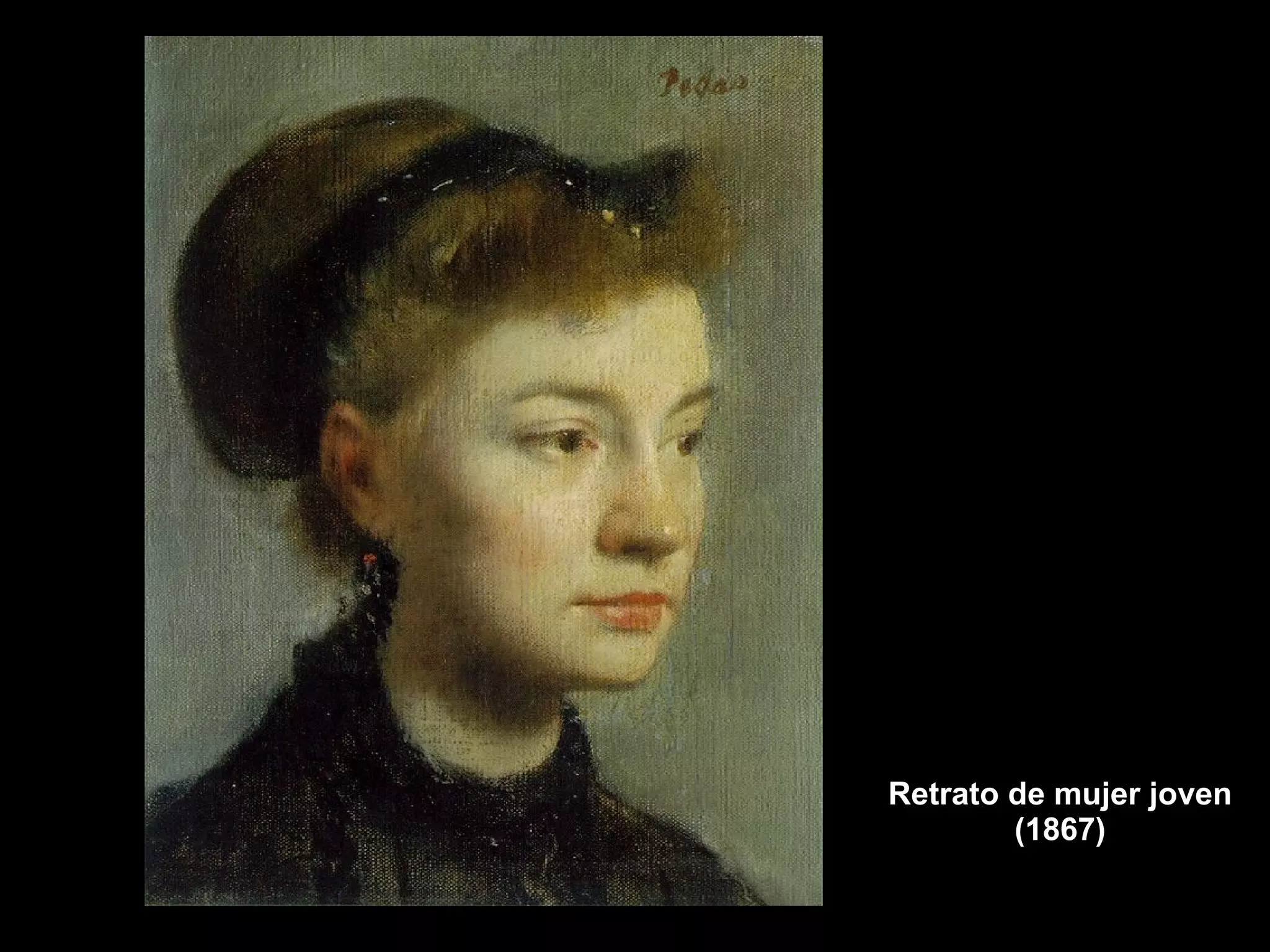 Retrato de mujer joven (1867) 