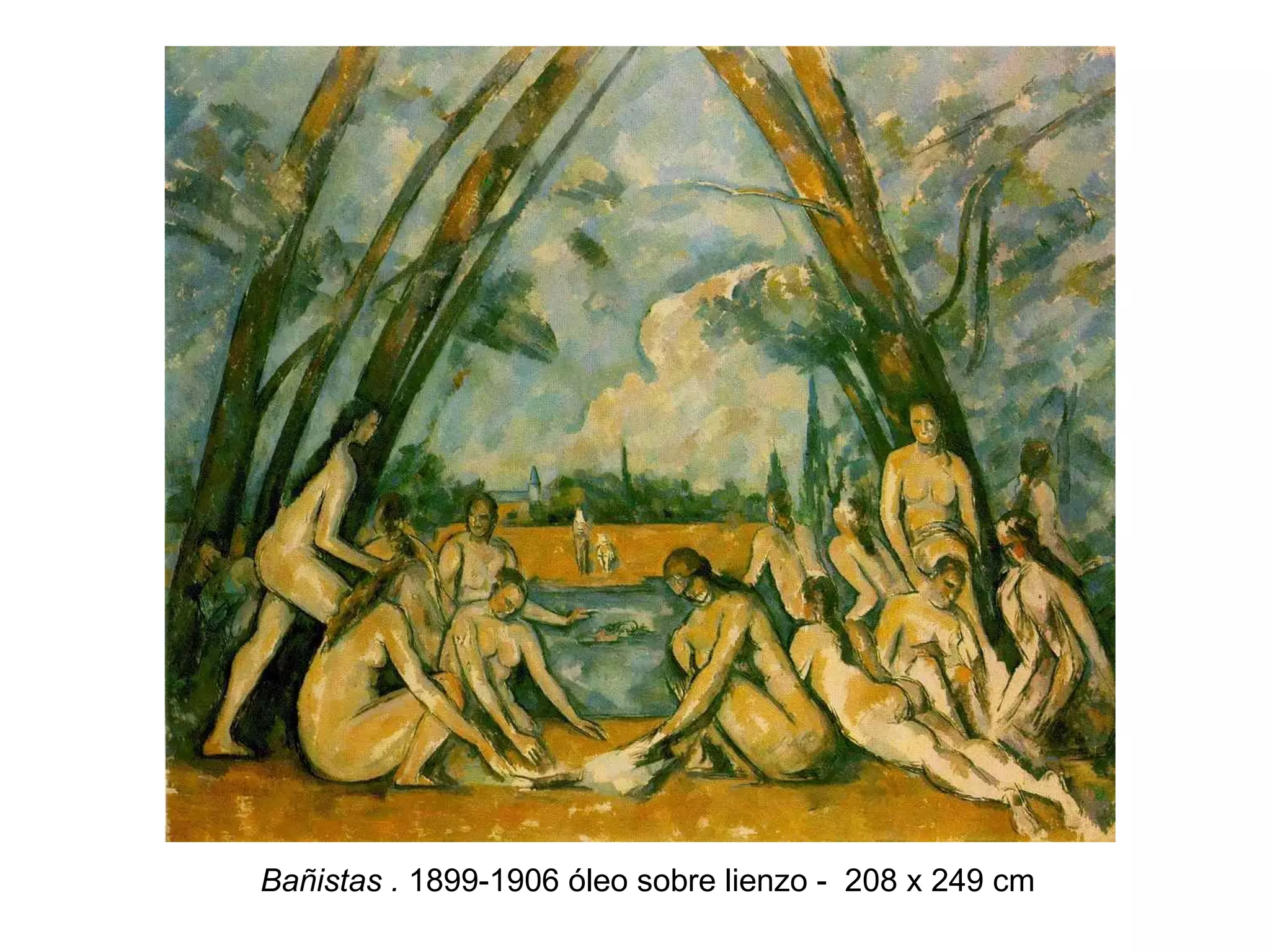 Bañistas .  1899-1906 óleo sobre lienzo -  208 x 249 cm  