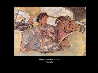 Alejandro en Issos. Detalle 