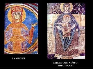 LA VIRGEN.  VIRGEN CON  NIÑO O THEOTOCOS 