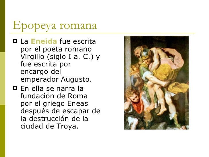 La Poesia Epica La Poesia Epica