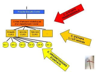 C. D’ETAPA L i LIT centrals C. D’ETAPA TRANSVERSALS C. ORGANITZADORS D’UNITATS 
