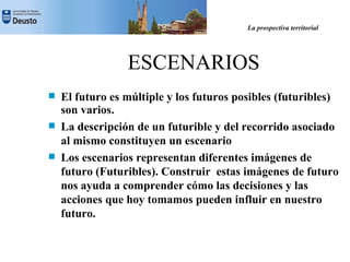 La Prospectiva Territorial