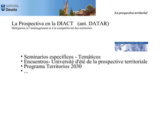 La Prospectiva Territorial