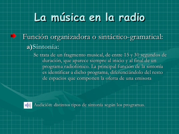 La radio como medio de comunicación La radio como medio de comunicación